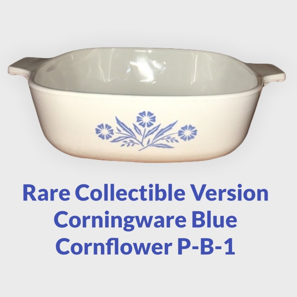 Corning Ware Classic Blue Cornflower (Collectible Rare Edition) 1 Quart VINTAGE